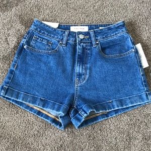 Pacsun mom blue jean shorts